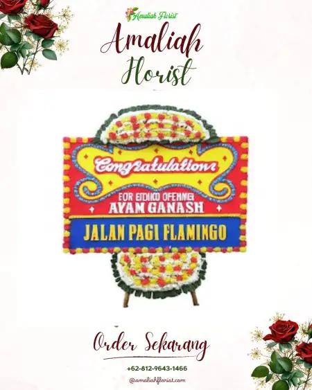 Sewa Papan Bunga Berundung
